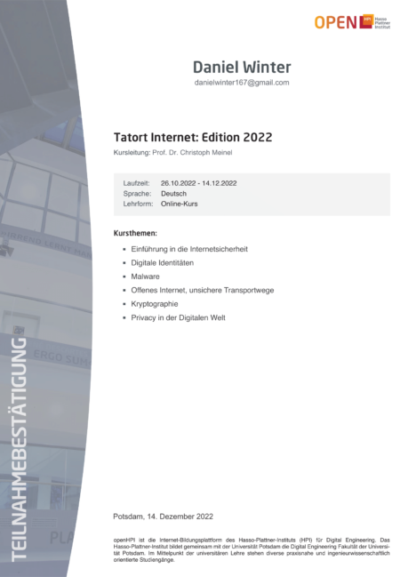 Tatort Internet Kurs