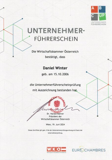 Unternehmerführerschein