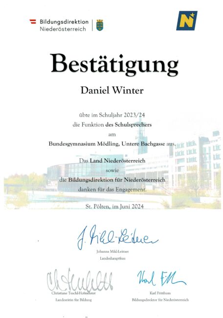 Schulsprecher